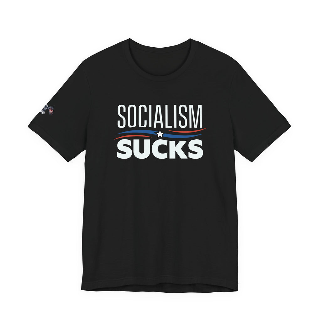 Socialism Sucks Tee — Political Statement Graphic T‑Shirt