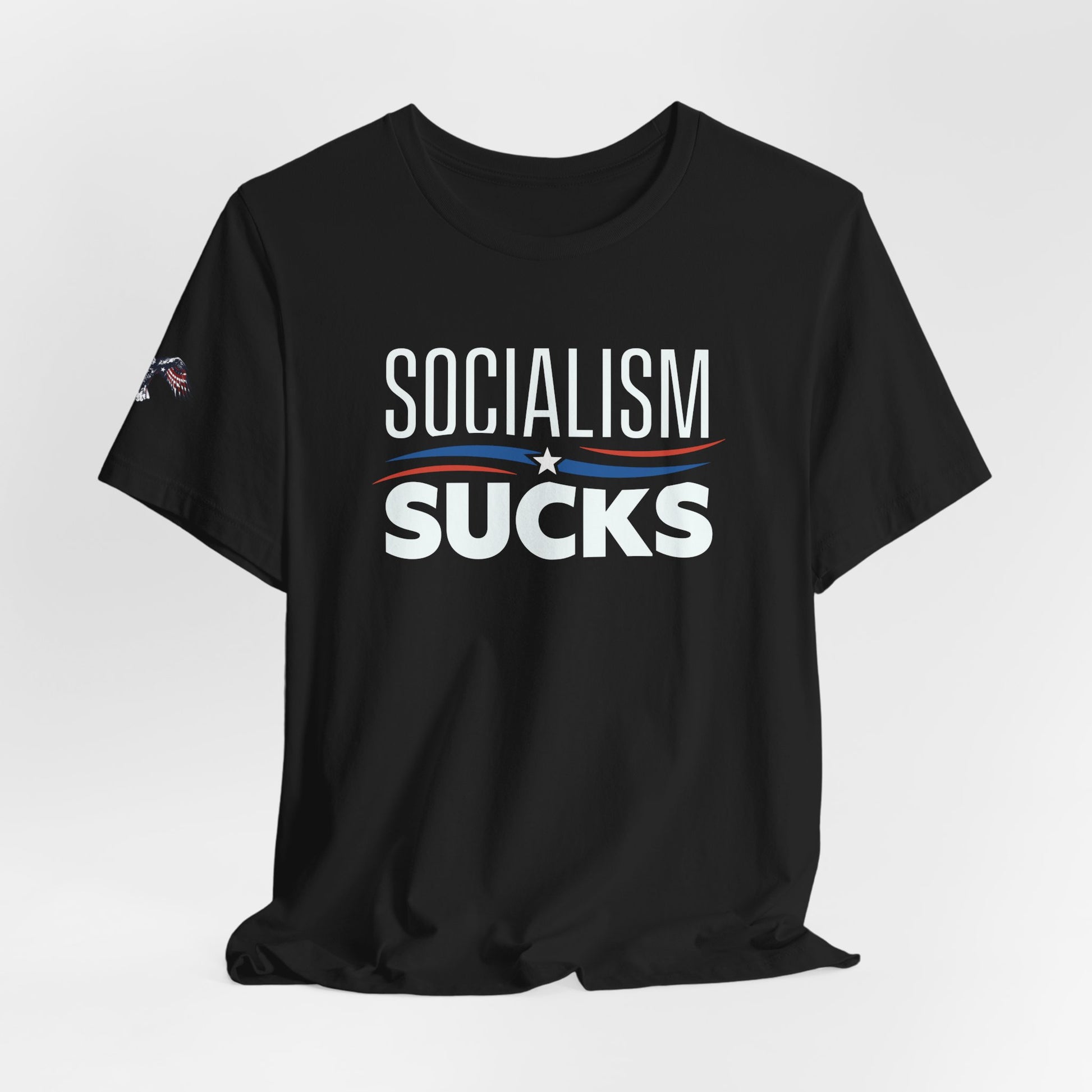 Socialism Sucks Tee — Political Statement Graphic T‑Shirt