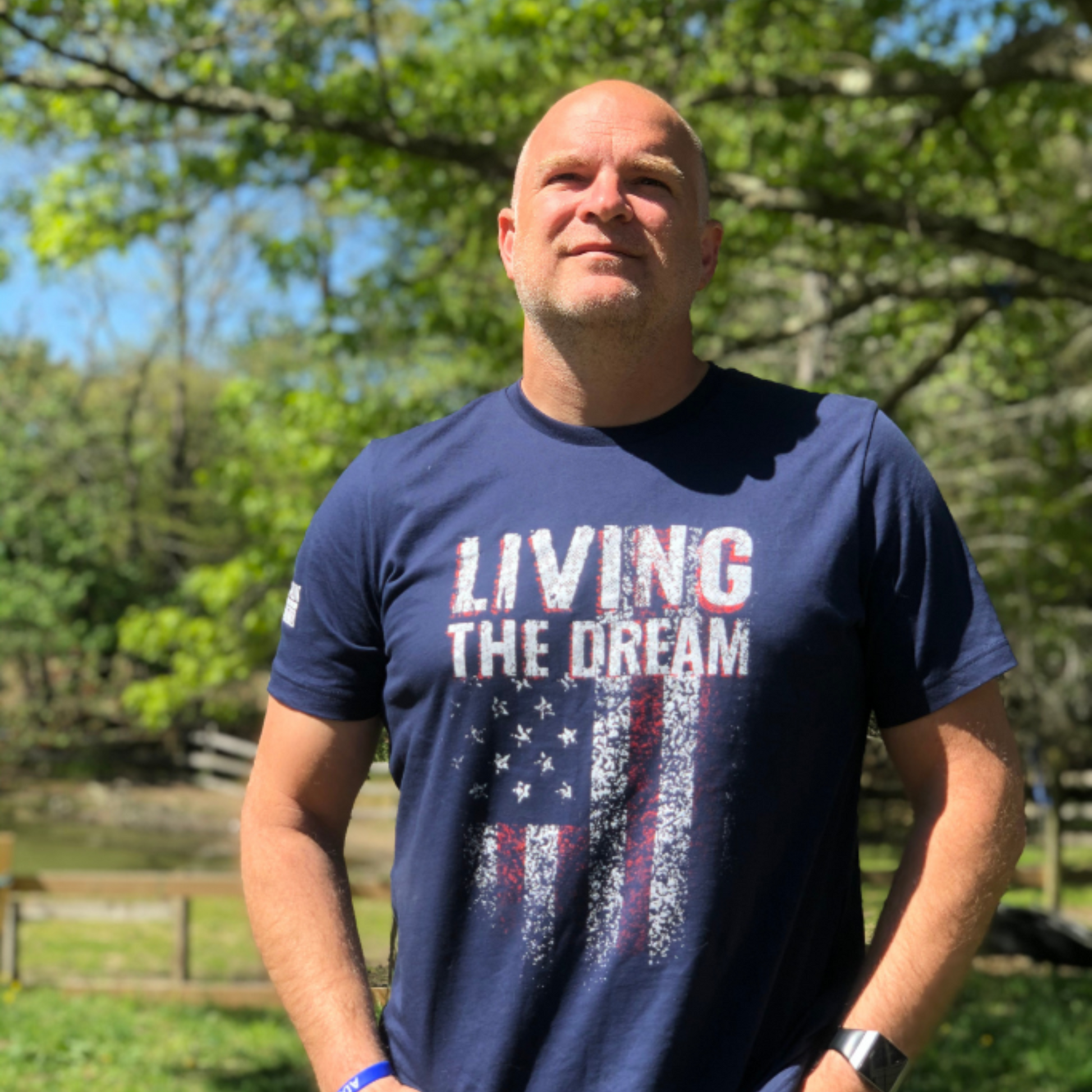 living the dream t-shirt