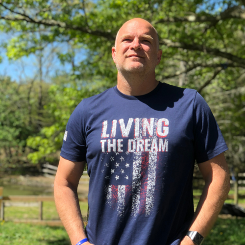 living the dream t-shirt